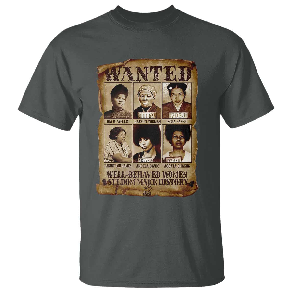 Black Women History T Shirt Well Behaved Women Rarely Make History Melanin