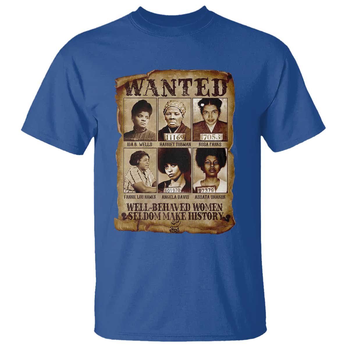 Black Women History T Shirt Well Behaved Women Rarely Make History Melanin