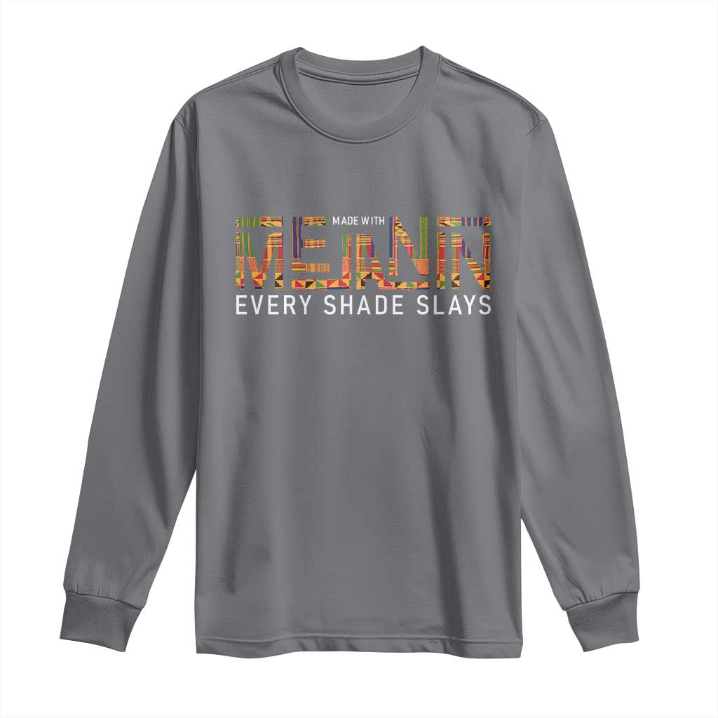 Black History Long Sleeve Shirt Melanin Kente Juneteenth Black History
