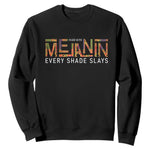 Black History Sweatshirt Melanin Kente Juneteenth Black History