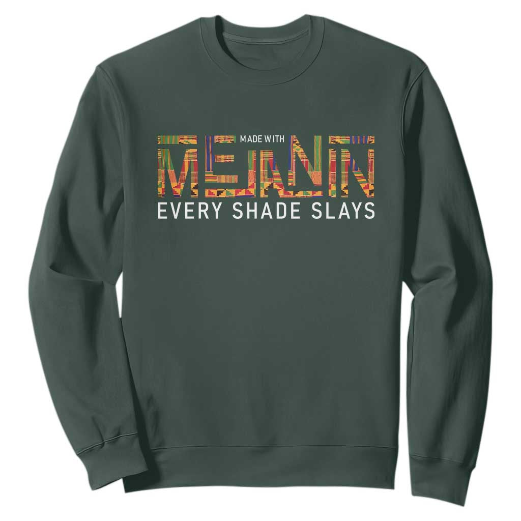 Black History Sweatshirt Melanin Kente Juneteenth Black History