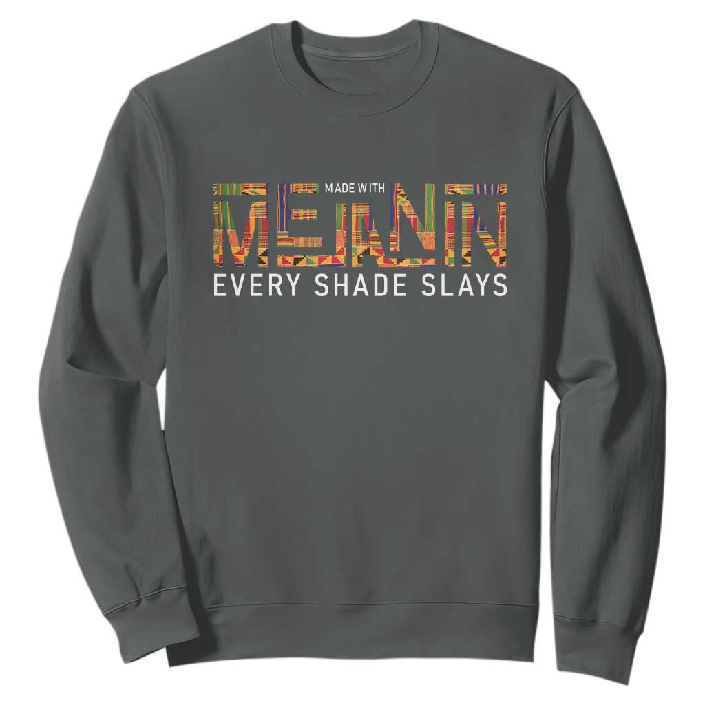 Black History Sweatshirt Melanin Kente Juneteenth Black History
