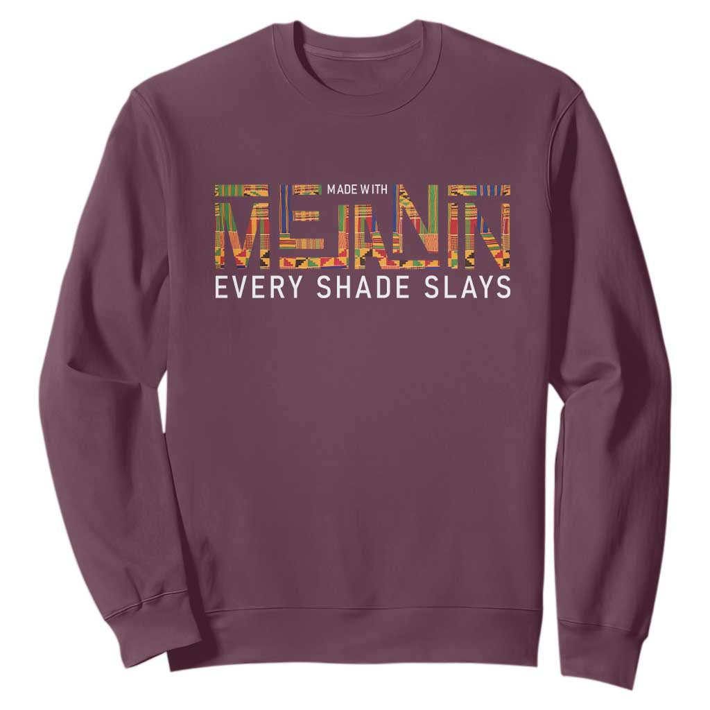 Black History Sweatshirt Melanin Kente Juneteenth Black History