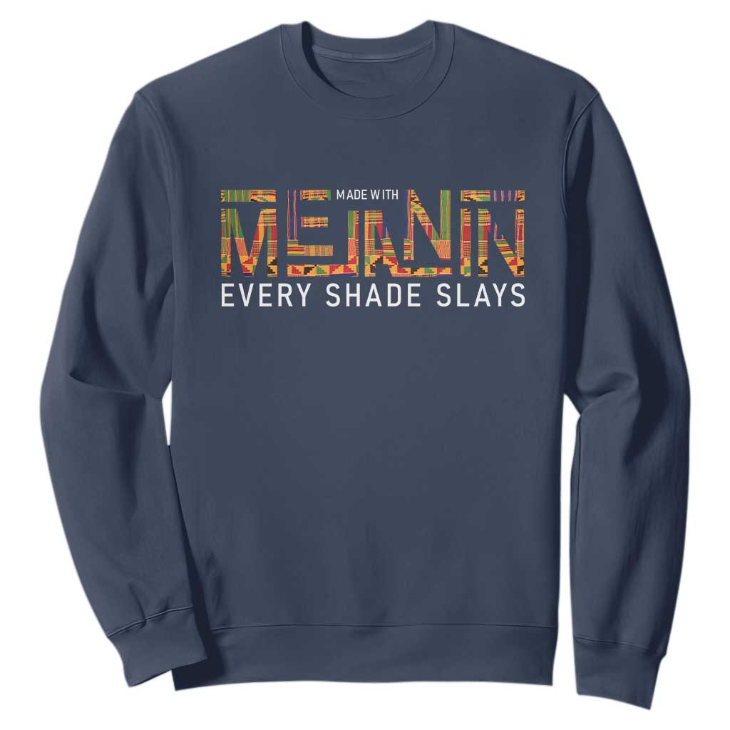 Black History Sweatshirt Melanin Kente Juneteenth Black History