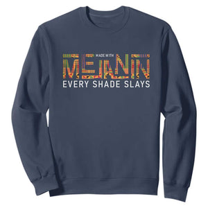 Black History Sweatshirt Melanin Kente Juneteenth Black History