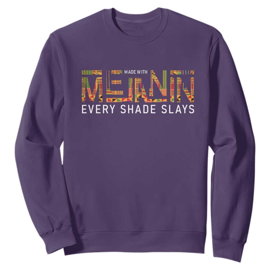Black History Sweatshirt Melanin Kente Juneteenth Black History