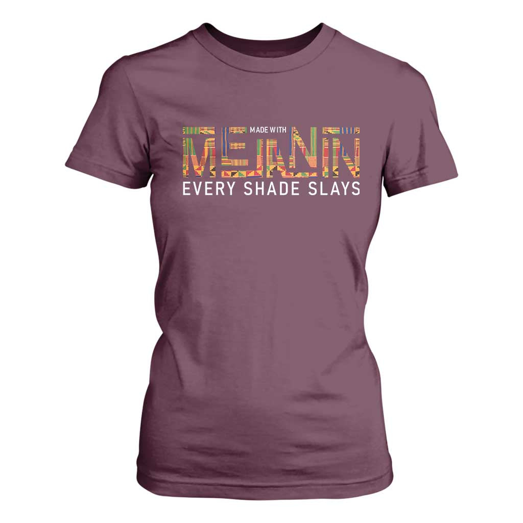 Black History T Shirt For Women Melanin Kente Juneteenth Black History