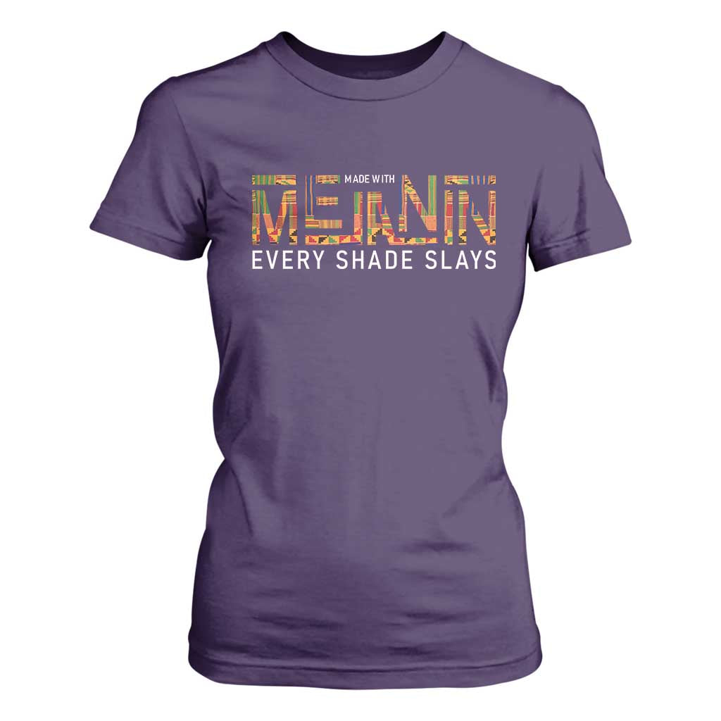 Black History T Shirt For Women Melanin Kente Juneteenth Black History