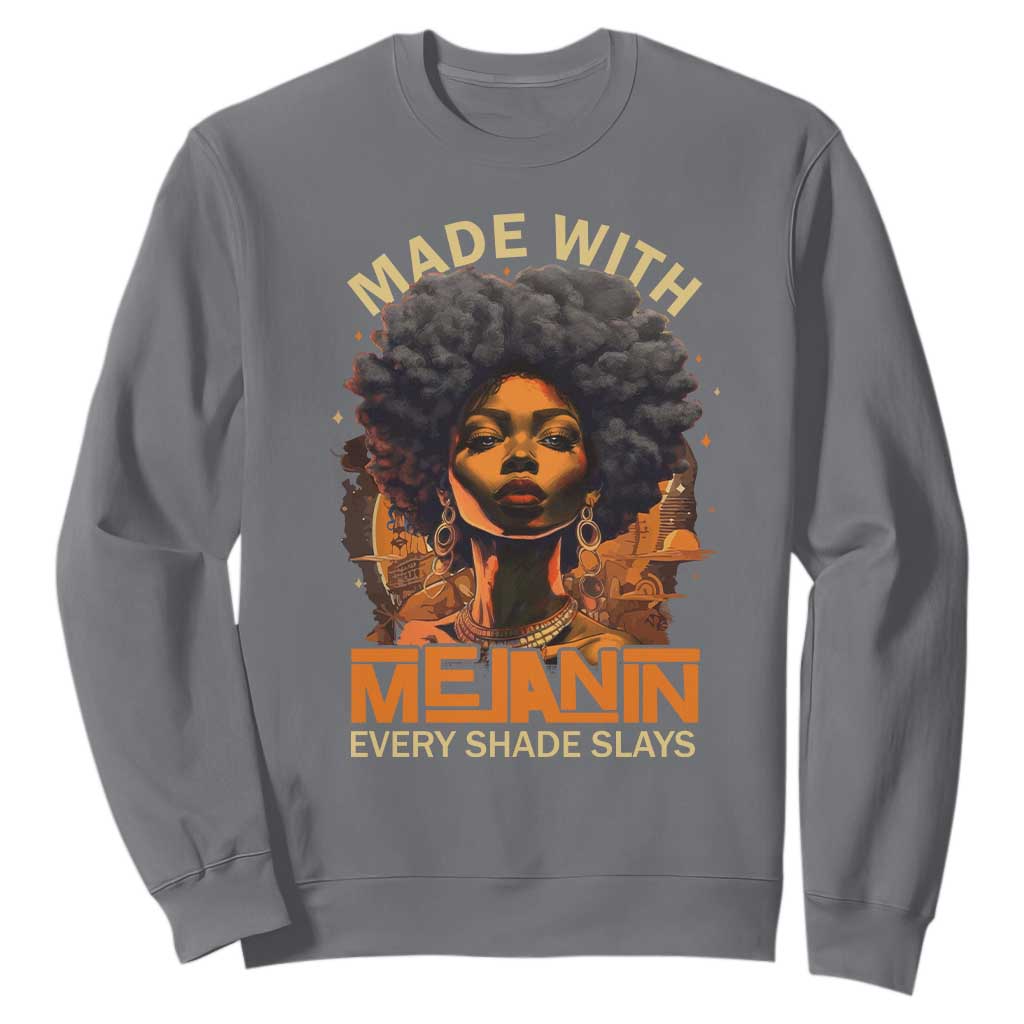 Black Women Sweatshirt Melanin Juneteenth Black History