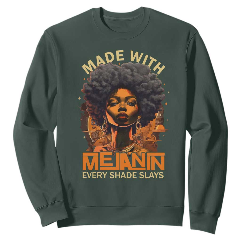 Black Women Sweatshirt Melanin Juneteenth Black History