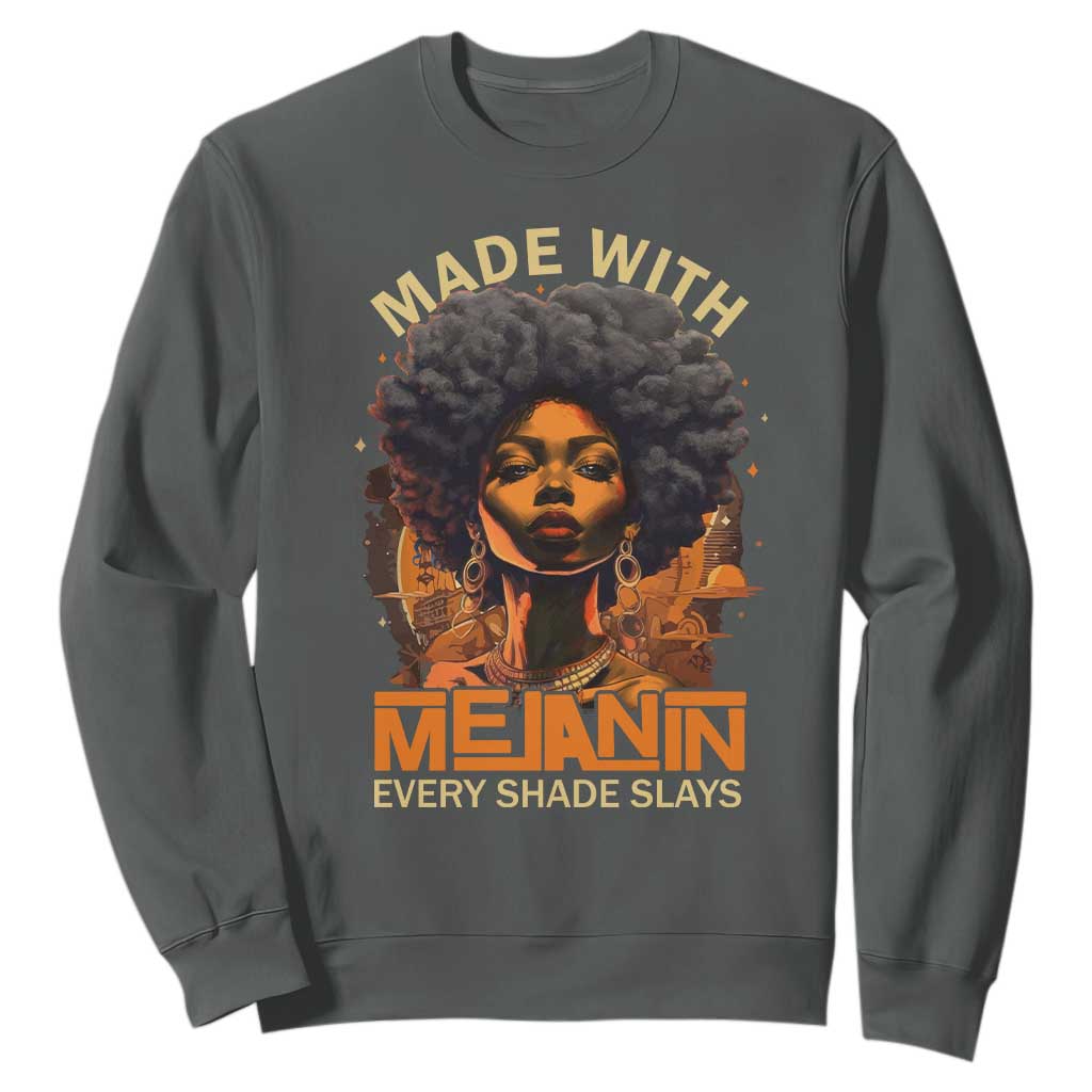 Black Women Sweatshirt Melanin Juneteenth Black History