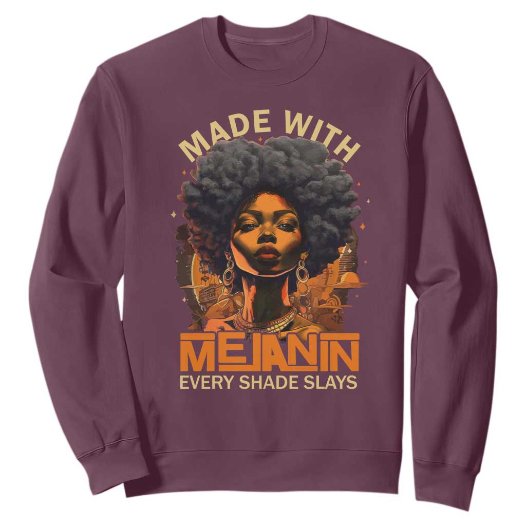 Black Women Sweatshirt Melanin Juneteenth Black History