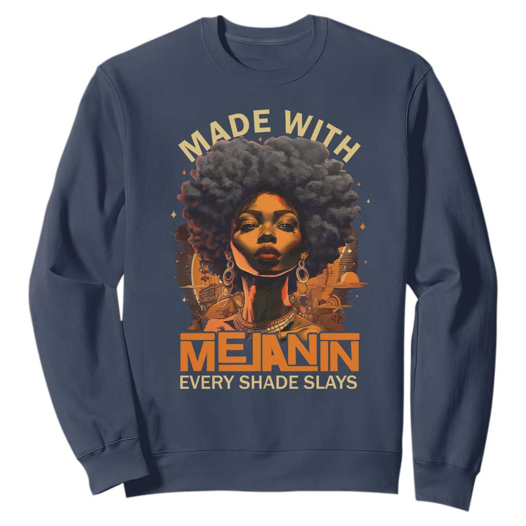 Black Women Sweatshirt Melanin Juneteenth Black History