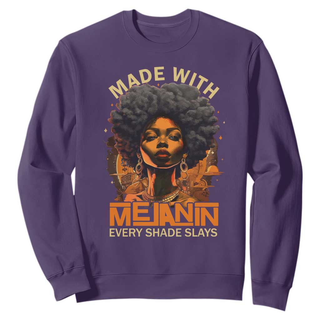 Black Women Sweatshirt Melanin Juneteenth Black History