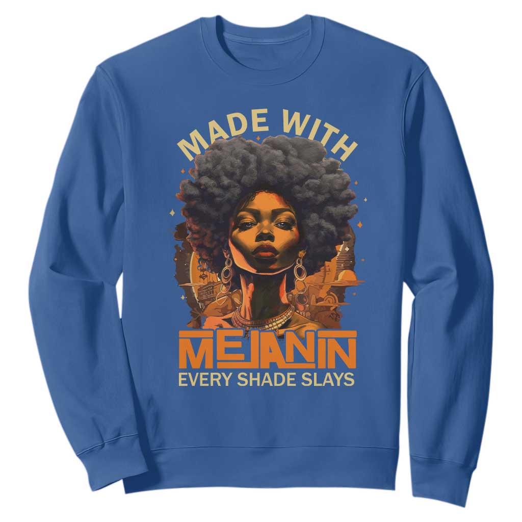 Black Women Sweatshirt Melanin Juneteenth Black History
