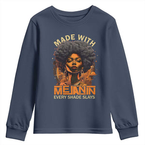 Black Women Youth Sweatshirt Melanin Juneteenth Black History