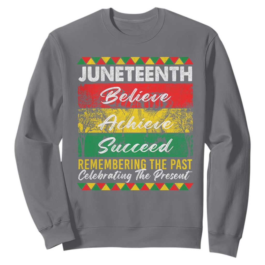 Juneteenth 1865 Sweatshirt Remembering The Past Black Freedom African Independence Day
