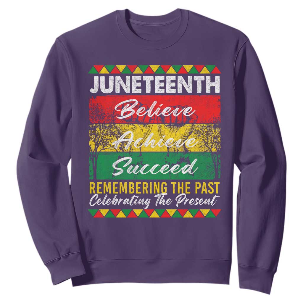 Juneteenth 1865 Sweatshirt Remembering The Past Black Freedom African Independence Day