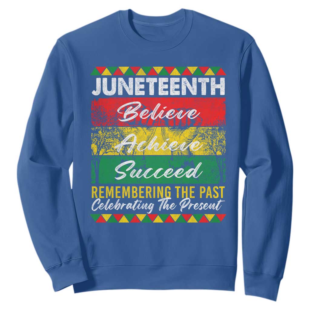 Juneteenth 1865 Sweatshirt Remembering The Past Black Freedom African Independence Day