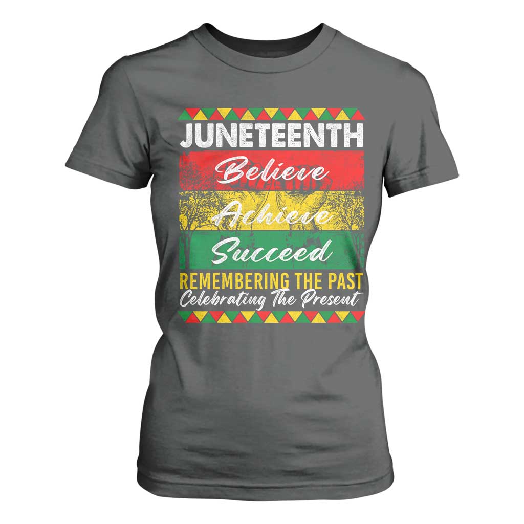 Juneteenth 1865 T Shirt For Women Remembering The Past Black Freedom African Independence Day