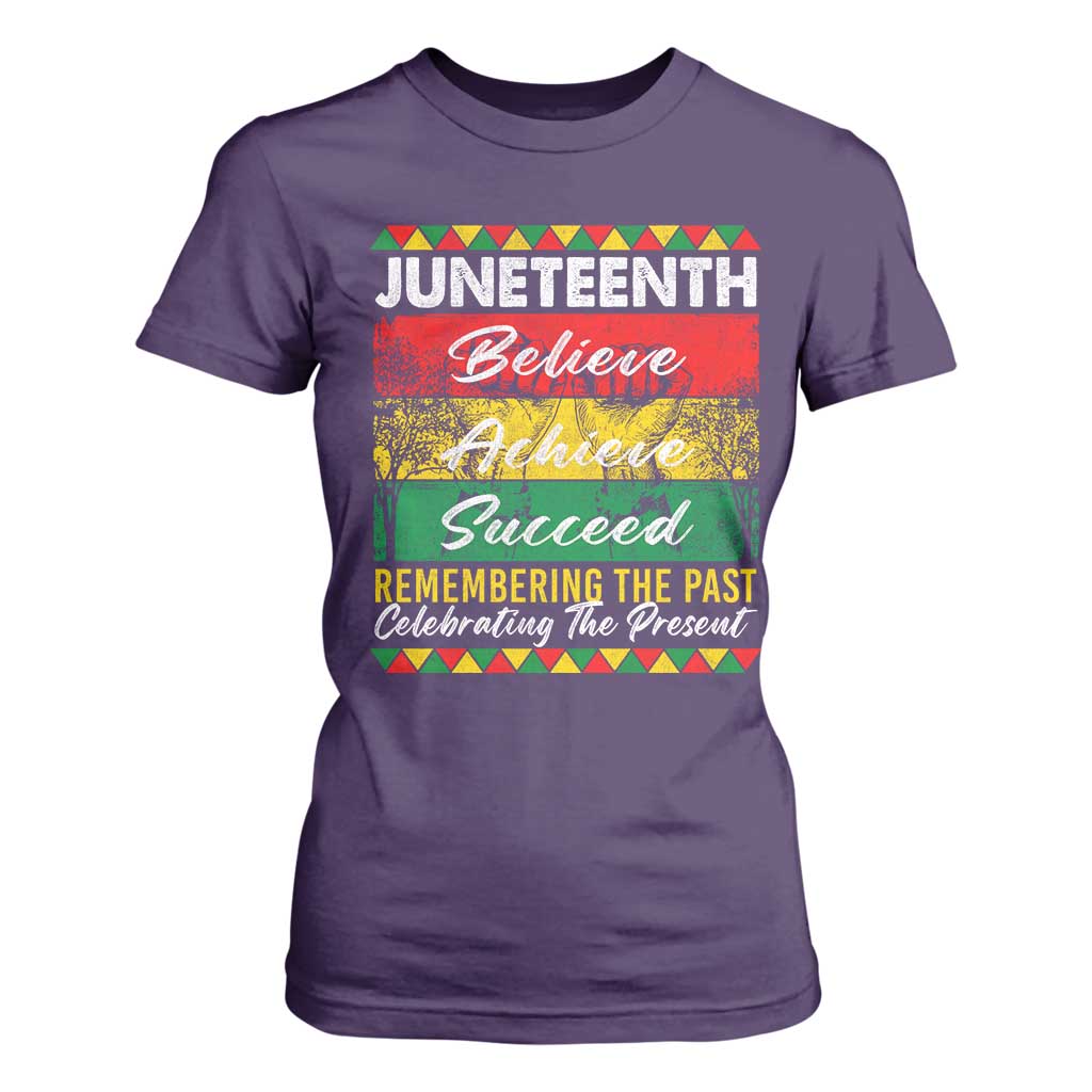 Juneteenth 1865 T Shirt For Women Remembering The Past Black Freedom African Independence Day