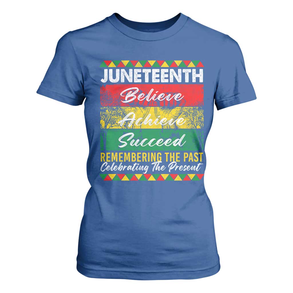 Juneteenth 1865 T Shirt For Women Remembering The Past Black Freedom African Independence Day