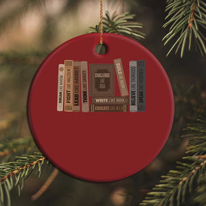 Black History Month Christmas Ornament Black Leaders African American Teachers - African Pride