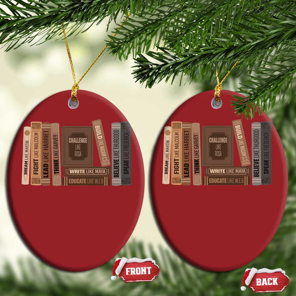 Black History Month Christmas Ornament Black Leaders African American Teachers - African Pride