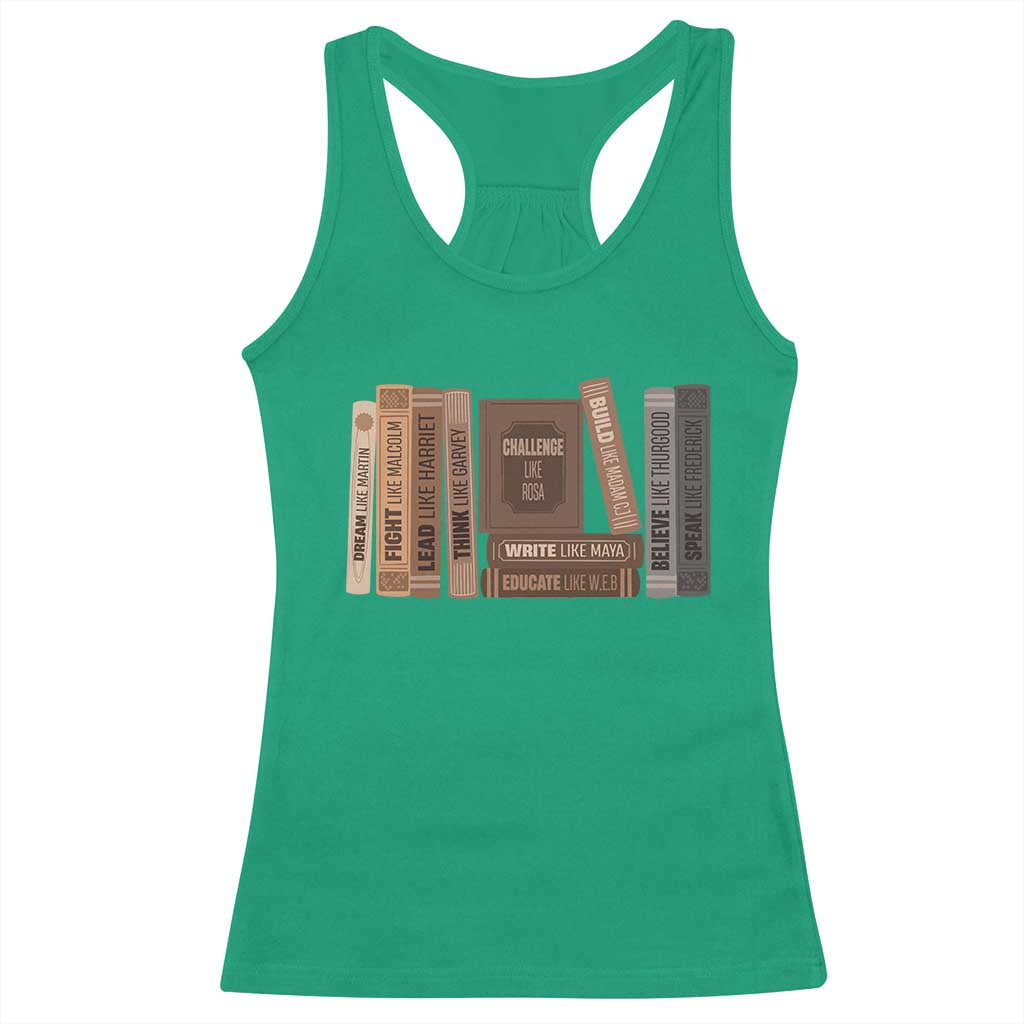 Black History Month Racerback Tank Top Black Leaders African American Teachers - African Pride