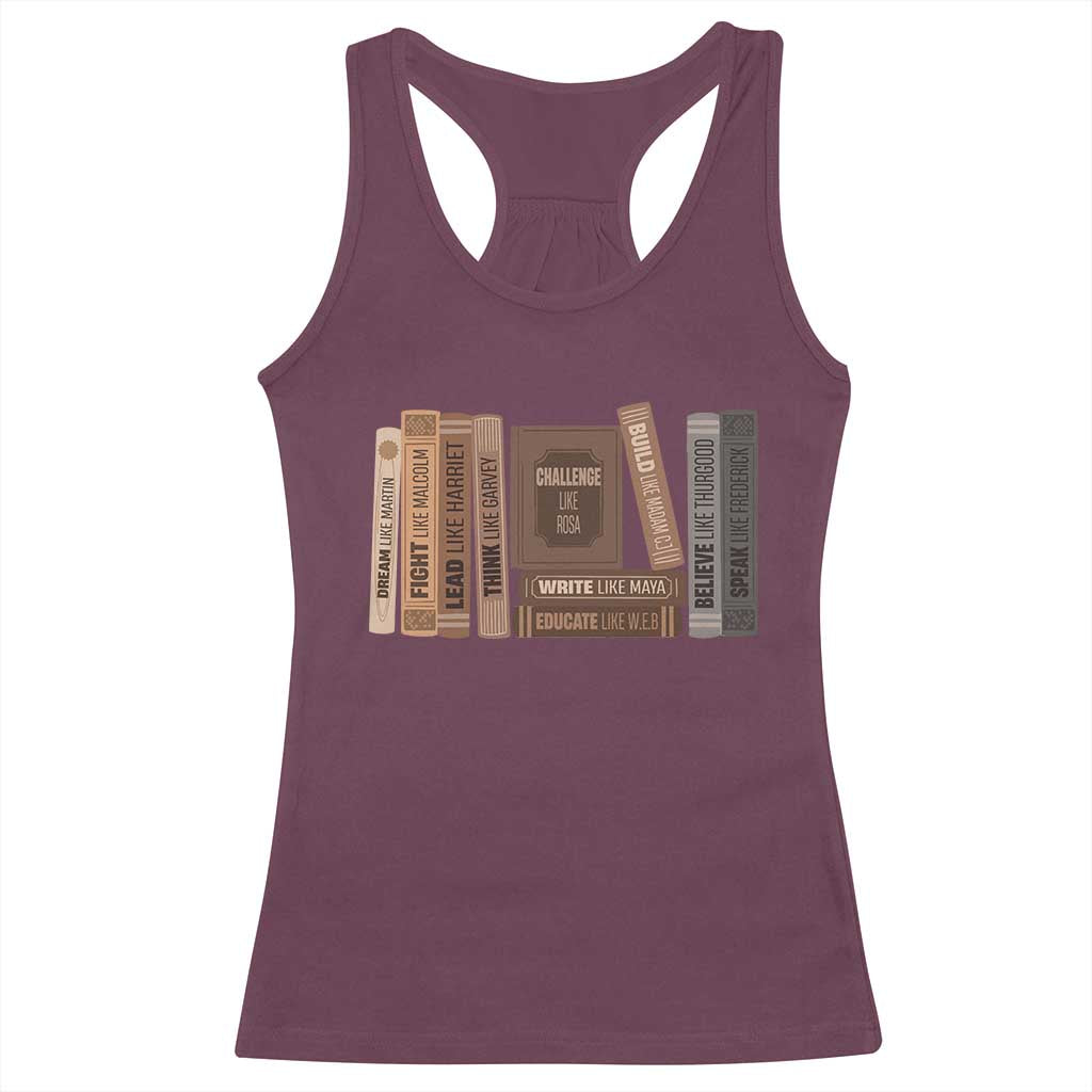 Black History Month Racerback Tank Top Black Leaders African American Teachers - African Pride