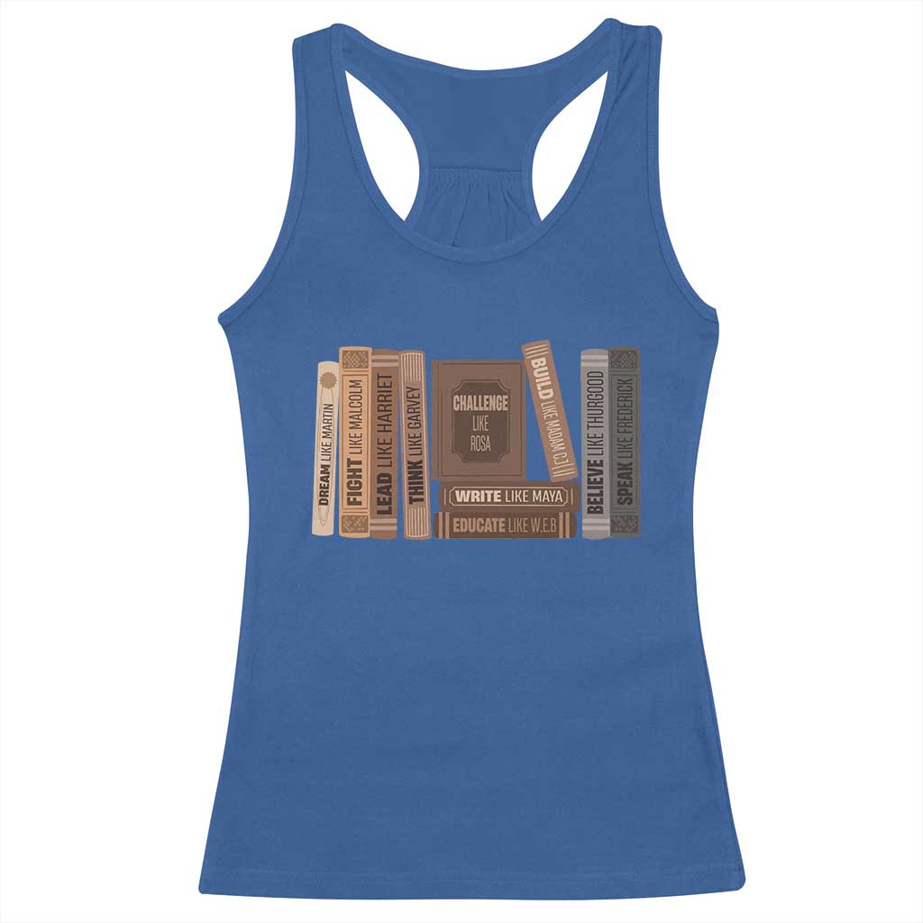Black History Month Racerback Tank Top Black Leaders African American Teachers - African Pride