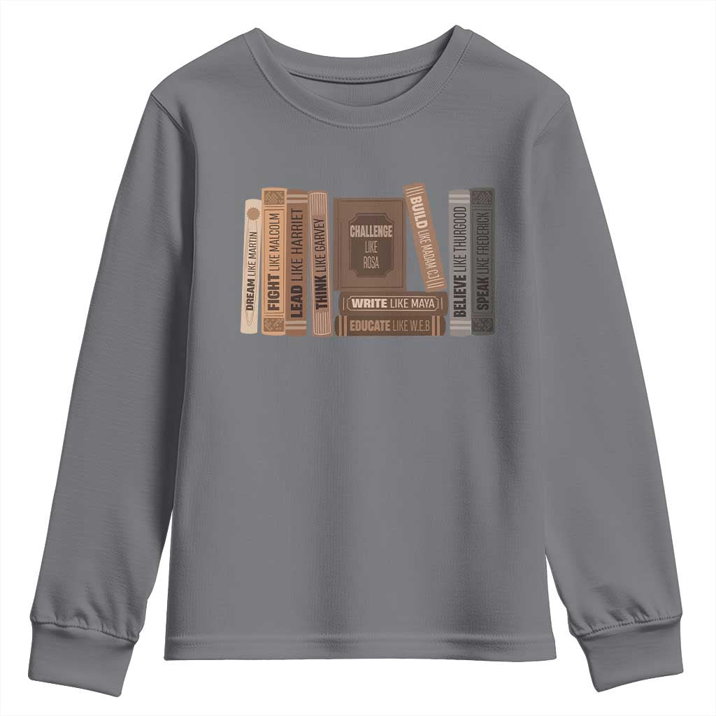 Black History Month Youth Sweatshirt Black Leaders African American Teachers - African Pride