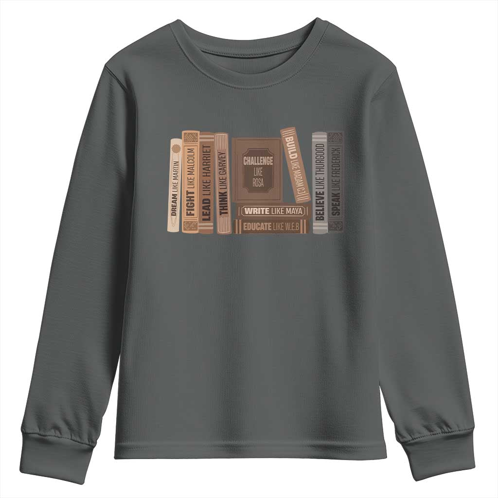 Black History Month Youth Sweatshirt Black Leaders African American Teachers - African Pride