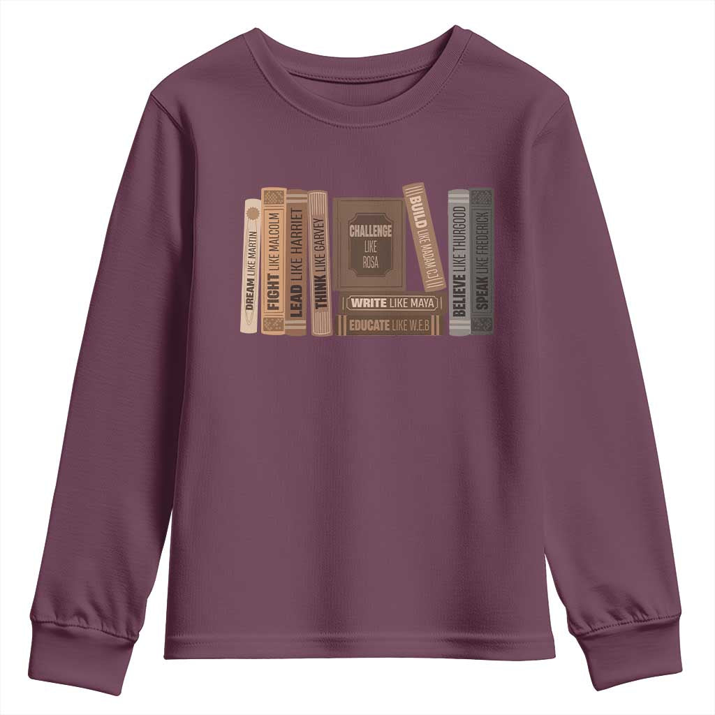 Black History Month Youth Sweatshirt Black Leaders African American Teachers - African Pride
