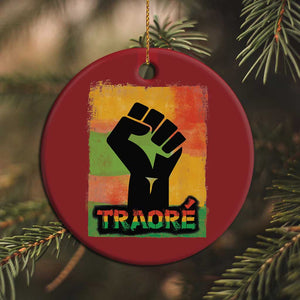 Burkina Faso Ibrahim Traoré Christmas Ornament - African Pride