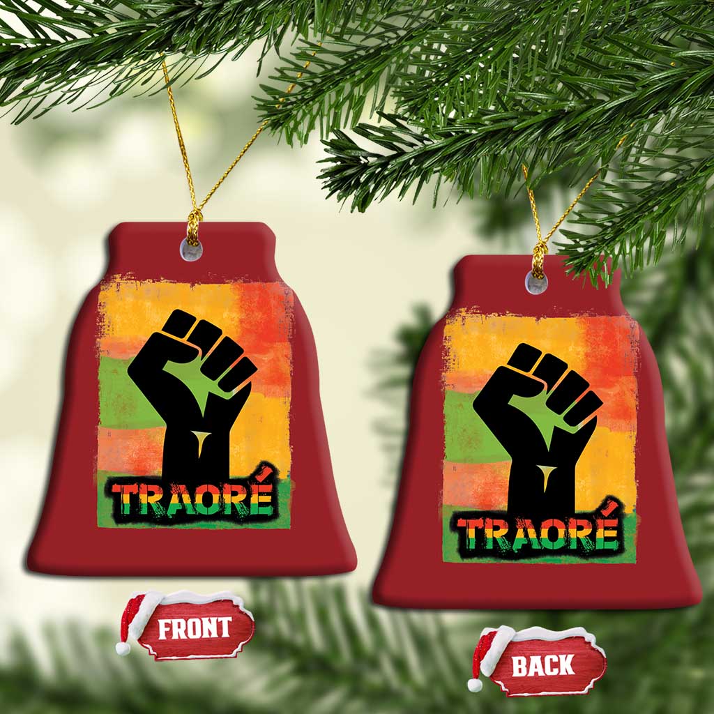 Burkina Faso Ibrahim Traoré Christmas Ornament - African Pride