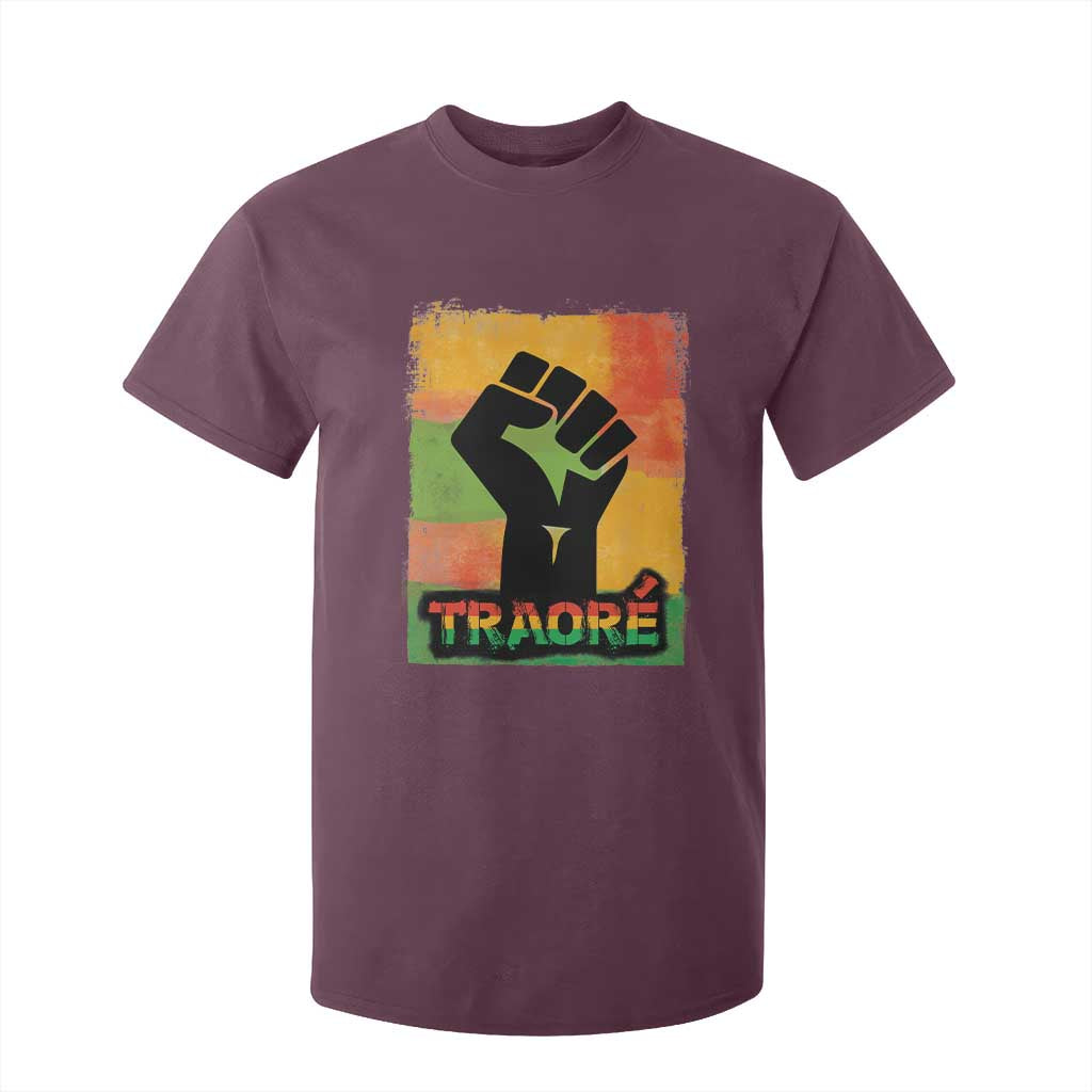 Burkina Faso Ibrahim Traoré T Shirt For Kid - African Pride