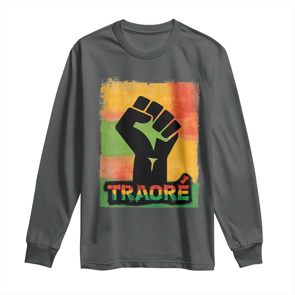 Burkina Faso Ibrahim Traoré Long Sleeve Shirt - African Pride