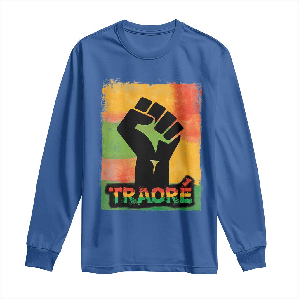 Burkina Faso Ibrahim Traoré Long Sleeve Shirt - African Pride