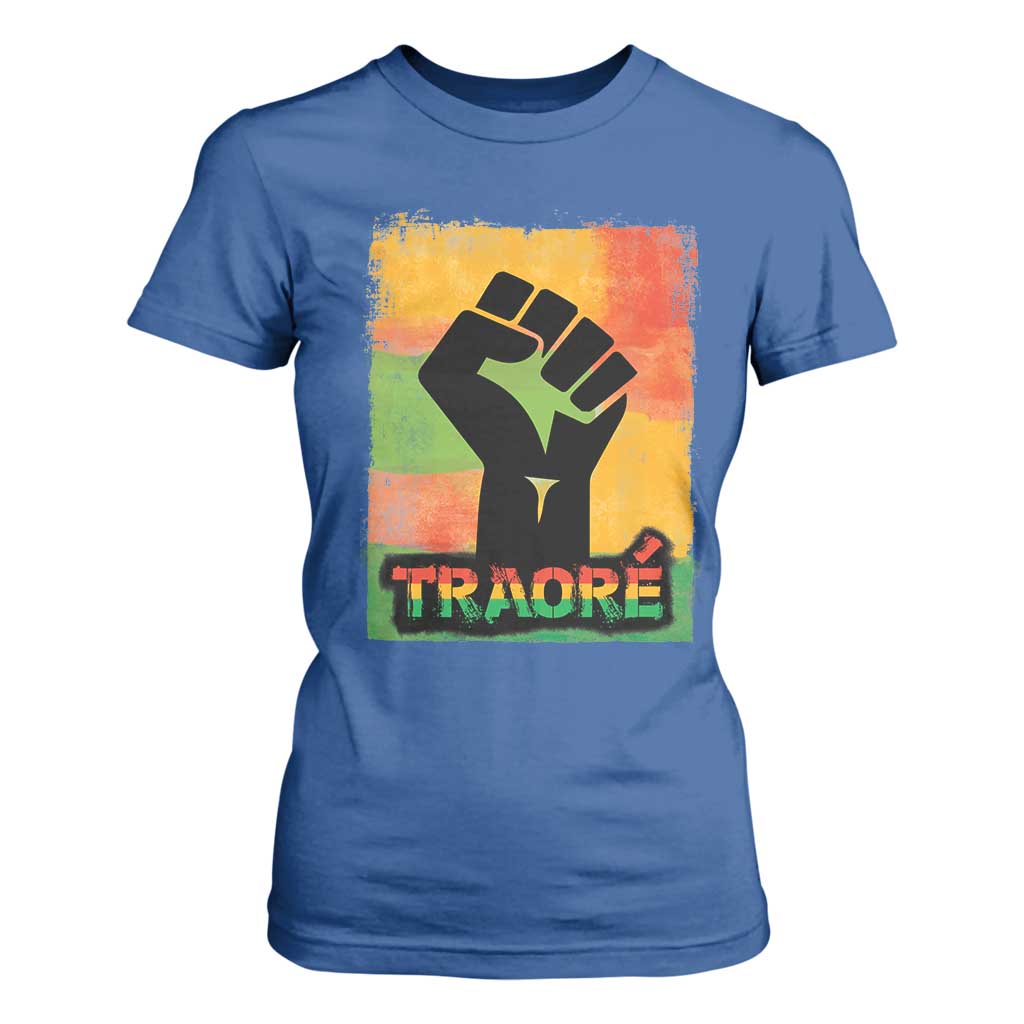 Burkina Faso Ibrahim Traoré T Shirt For Women - African Pride