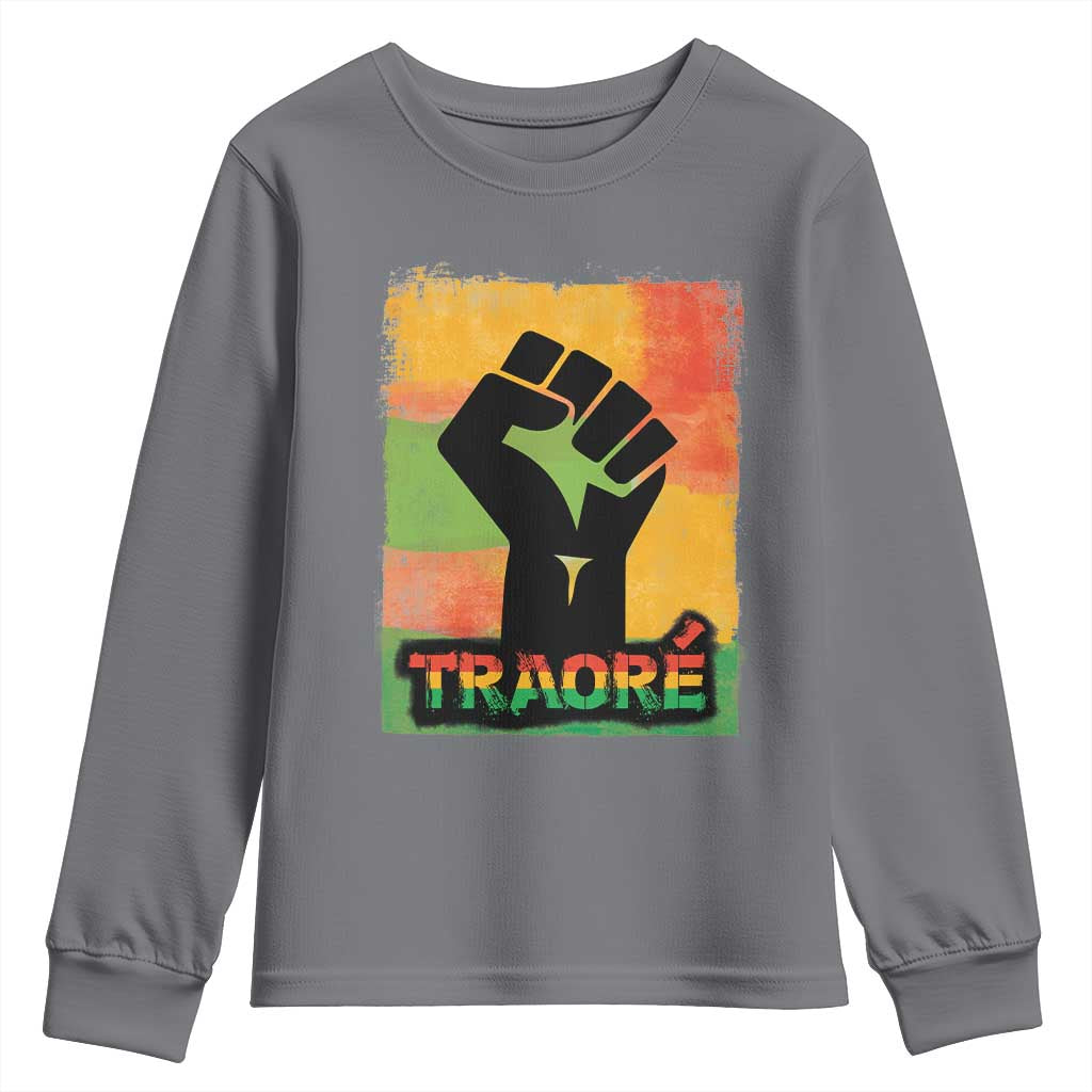 Burkina Faso Ibrahim Traoré Youth Sweatshirt - African Pride