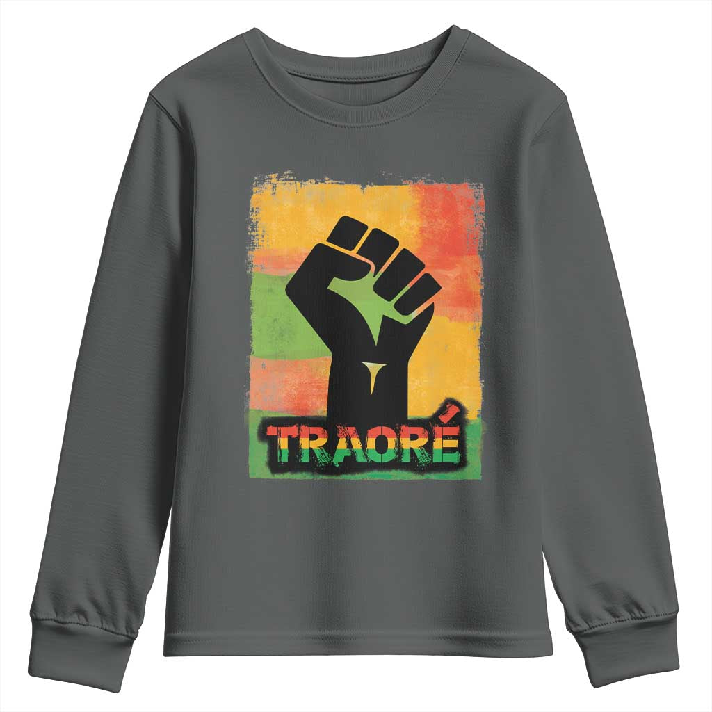 Burkina Faso Ibrahim Traoré Youth Sweatshirt - African Pride