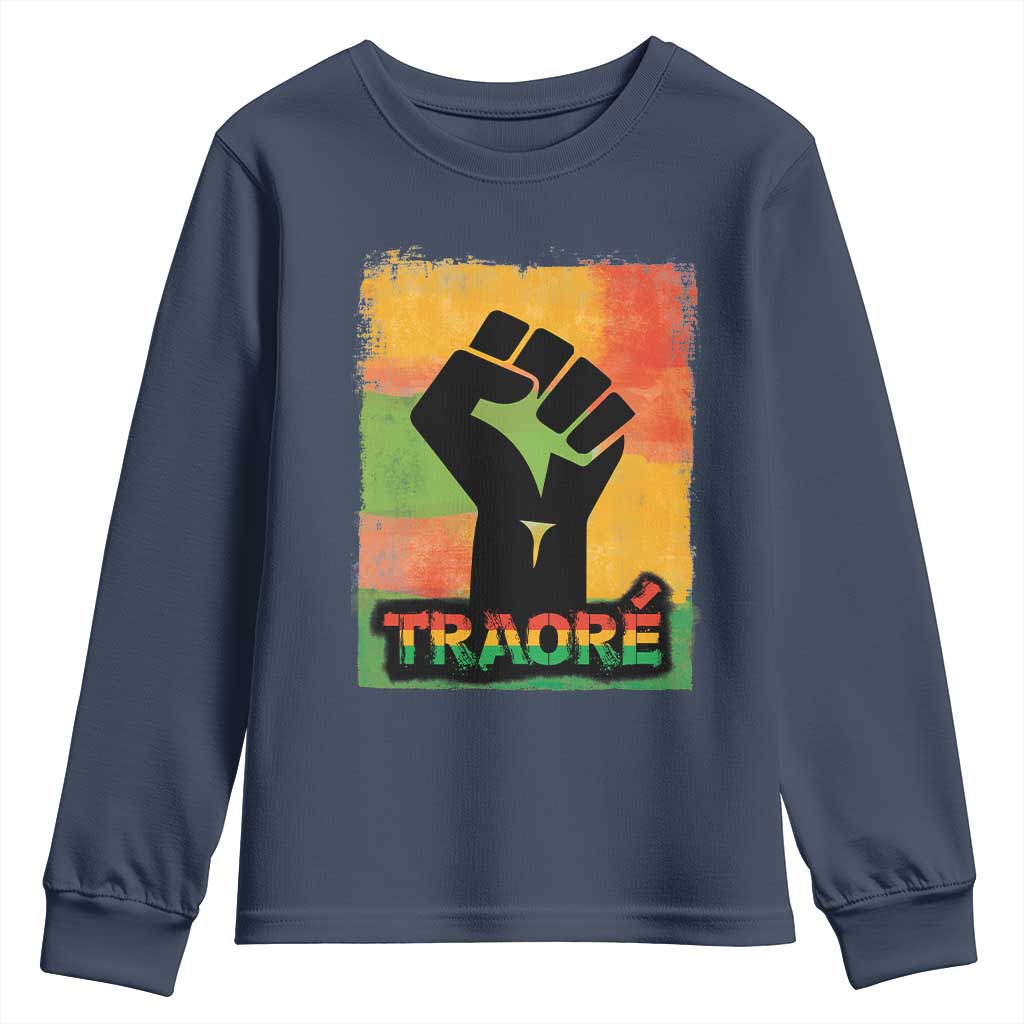 Burkina Faso Ibrahim Traoré Youth Sweatshirt - African Pride