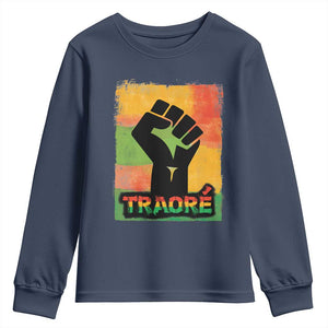Burkina Faso Ibrahim Traoré Youth Sweatshirt - African Pride