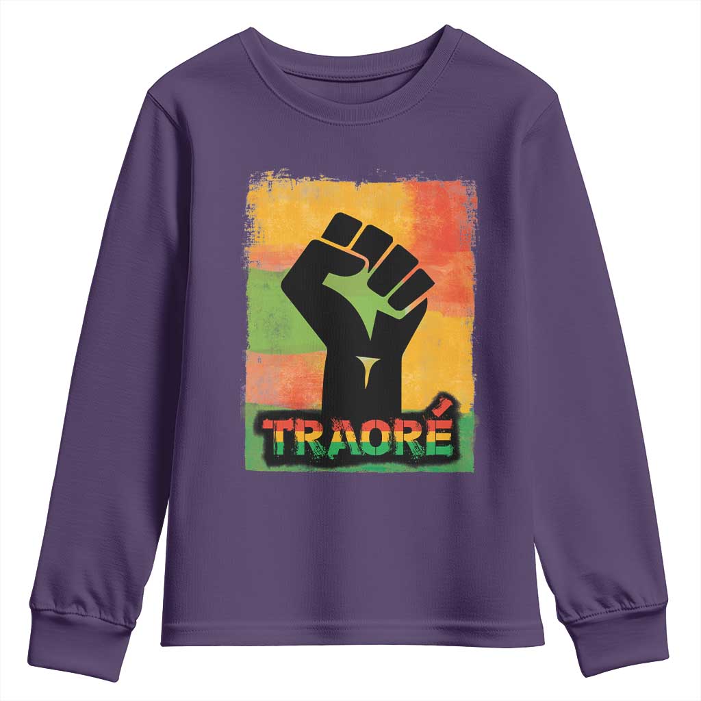 Burkina Faso Ibrahim Traoré Youth Sweatshirt - African Pride