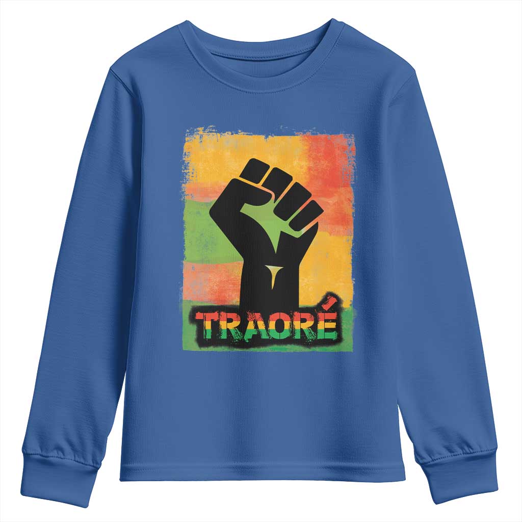 Burkina Faso Ibrahim Traoré Youth Sweatshirt - African Pride