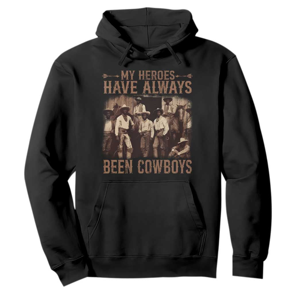 Black Cowboys Hoodie Western Rodeo Melanin Black History Texas Men