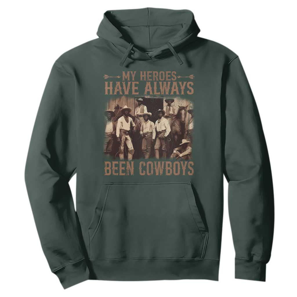 Black Cowboys Hoodie Western Rodeo Melanin Black History Texas Men