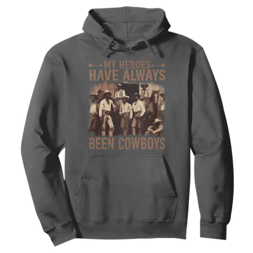 Black Cowboys Hoodie Western Rodeo Melanin Black History Texas Men