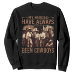 Black Cowboys Sweatshirt Western Rodeo Melanin Black History Texas Men